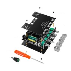2.1 Channel Bluetooth 5.0 Subwoofer Amplifier Board For 20~100W, 4~8Ω Speakers