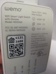 2 yes 2 Wemo WDS060 Wi-Fi Smart Dimmer Light Switch Nest/Alexa/Google Clean Used