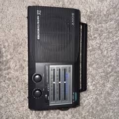SONY ICF-34 AM/FM/TV/Weather 4 Band Portable Radio AC or Battery Working VTG