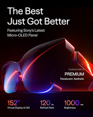 Luma Pro XR Glasses — 152” 1200P 120Hz Ultra Sharp Display, 52° FOV, Electrochro