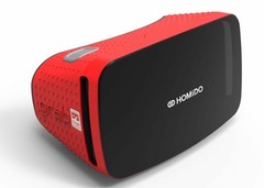Homido Grab Smartphone VR Headset Red 6.0 in Max Screen Size
