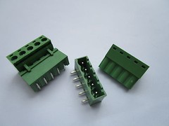 20 pcs 5.08mm Close Angle 5pin Screw Terminal Block Connector Pluggable Type New