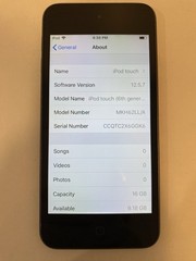 Apple iPod Touch 6th Generation Space Gray (16 GB) (GREAT CONDITION)