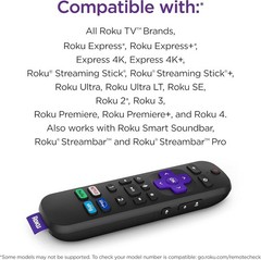 Roku Voice Remote Pro – Rechargeable voice remote with TV controls, lost remote