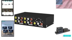 RCA Audio/Video Splitter 1 In 4 Out – Simplifies Your Home Entertainment Setup