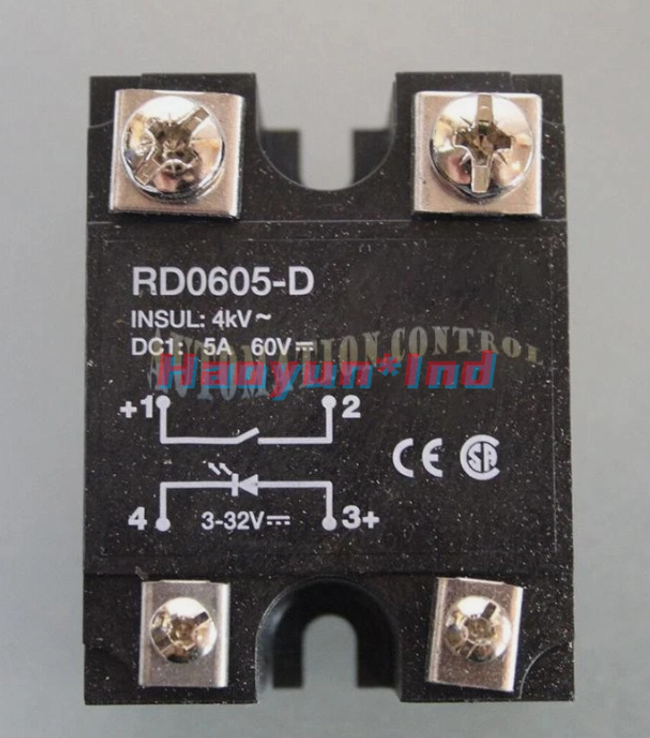 1Pcs For Solid State Relay 3-32V 5A 60V RD0605-D For Carlo Gavazzi 1PCS NEW