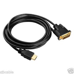 3M 10 Ft Gold 24+1 HDMI Male To DVI-D Male Cable For HDTV Xbox 360 DVD