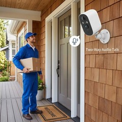 XVIM Outdoor Solar Battery Security Camera 3MP WiFi Wireless Camera System IP