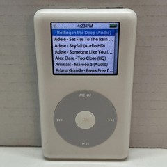 iPod Classic 4th Generation 30GB 40GB 60GB 128GB 256GB White New Battery Modded