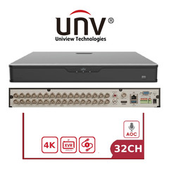 UNV 4K 32-Ch Audio TVI/AHD/CVI/CVBS Hybrid Uniview IP Network Security Recorder