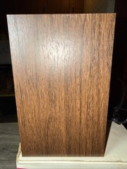 Vintage Realistic Wide Angle Strobe Light Walnut Veneer Finish 42-3009A w/ Box