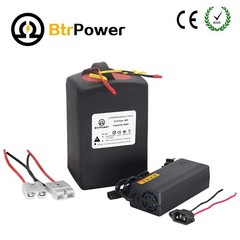 48V 20Ah Ebike Lithium LiFePO4 Battery for Scooter Electric Bike Motor 40A BMS