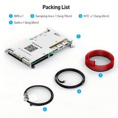 JIKONG JK-B2A8S20P Smart BMS 4S-8S Li-ion Lifepo4 LTO Battery 200A Balance Curre