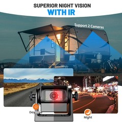 EWAY Wireless WiFi 1 Backup Camera, 1X Camera with 5 Inch Monitor