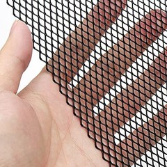 Car Grill Mesh,40 x 13 inch Universal Black Mesh,Aluminum Alloy Automotive