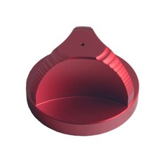 45 RPM Record Adapter Solid Aluminum 7 Inch Vinyl Records Dome 45 Adapter Red