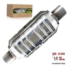 Catalytic Converter Exhaust Manifold Compatible with – 2.25 2.25 in Universal
