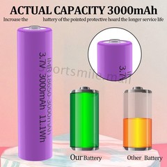 1/2/4/6Pack 3.7V Rechargeable Battery 3000mAh for Remote Control Cars Toy