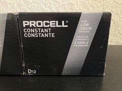 72 Duracell Procell D Constant Alkaline Batteries (6 Cartons of 12 each) Exp2033