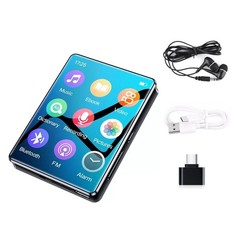 2.4” MP3 Player HD Full-touch Screen Bluetooth 5.0 HiFi Lossless Sound FM Radio