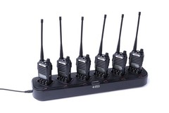 BTECH CH-8-6 6-Way Gang Charger for UV-82HP, GMRS-V2, MURS-V1, UV-82C, Black