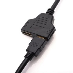 HDMI Port Male to Female 1 Input 2 Output Splitter Cable Adapter Converter 1080P