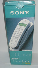 Vintage SONY IT-ID20 White STREAM PHONE Caller ID with Call Waiting Landline