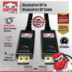 Display Port to Display Port Cable DP to DP 4K 60Hz High Speed UHD Video Audio