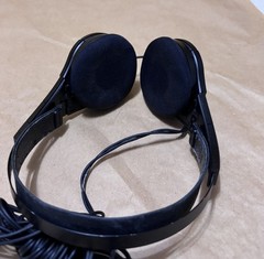 Vintage Pioneer SE-90D Black Portable Two-Way Lightweight Stereo Headphones