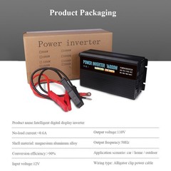 16000W Car Power Inverter DC 12V To AC 110V Pure Sine Wave Solar Converter LCD