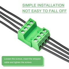 25 Set 5.08mm Pitch Screw Terminal Block Connector Pluggable 2/3/4/5 Pin