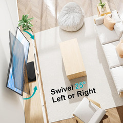 Universal Swivel TV Stand Base, Table Top TV Stand for 37 to 65, 70, 75 Inch LCD