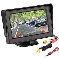 HD Mini 4.3 inch Monitor Digital TFT LCD 800 * 480 in-Dash Parking Video