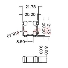 18650 Cylindrical Battery Holder Lithium Batteries Bracket Support 100Pcs/Set R