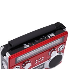 Solar Rechargeable Portable Bluetooth Radio with AM/FM/SW 3-Band Radio RETROBOX