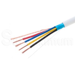 SHIELDED Security ALARM Cable Stranded / Solid Wire 18 22 AWG 500ft 1000ft WHITE