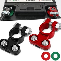 Top Post Color-Coded Lead Alloy Car Battery Terminal Pole Cable Connector Clamp