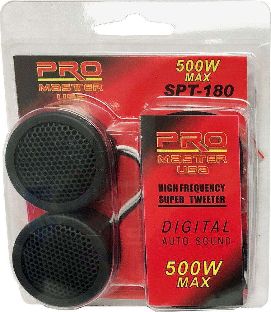 1 Pair of 1.3” Inch Car Tweeters Super High Frequency Micro Dome Piezo