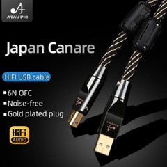 HIFI USB OTG Cable USB Type A to B USB Cable 6N OFC Type C to Type B Audio Cable