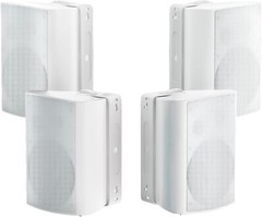 Herdio 4x 6.5″ 800W Outdoor Bluetooth Speakers Waterproof Wall Mount Speaker