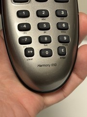 Harmony 650 Universal Remote Control Logitech Original Genuine Tested working