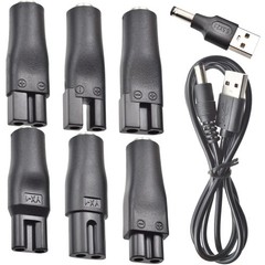 8 PCS Power Cord 5V Replacement Charger USB Adapter Suitable for Hair Clipper…