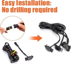 LED Grill Lights for 2016-2022 Aftermarket Toyota Tacoma TRD PRO Grille with Har