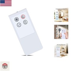 Compact Ergonomic Remote Control for PELONIS 16″ Pedestal Fan – Durable ABS
