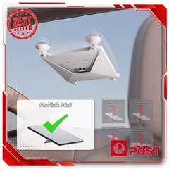 Starlink Mini Silicone Case Suction Cup Mount for Car Caravan RV – Secure & Easy