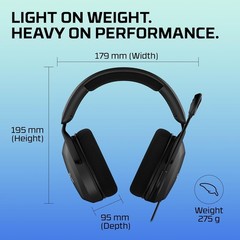 HyperX Cloud Stinger 2 Core PC Gaming Headset Lightweight Over-Ear Headset w/Mic