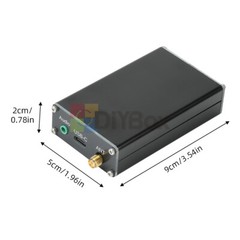 2KM 0.5W FM Transmitter 76M-108Mhz Digital Display Stereo FM Transmitter Type-C