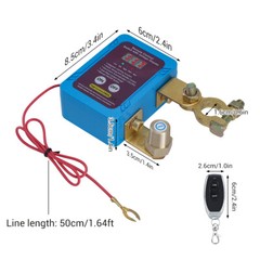 12V/24V 240A Remote Battery Kill Switch Anti-Theft Disconnect w/LED Display US