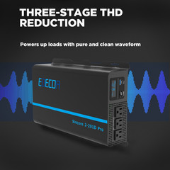 EDECOA Pure Sine Wave Power Inverter 2000W 4000W 12V DC to 110V 120V AC Remote