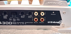 DEMO OLD SCHOOL US AMPS U.S. AMPS U.S.A AMPS AX-4300 4 CHANNEL 360 WATT AMP